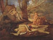 Nicolas Poussin, E-cho and Narcissus (mk08)